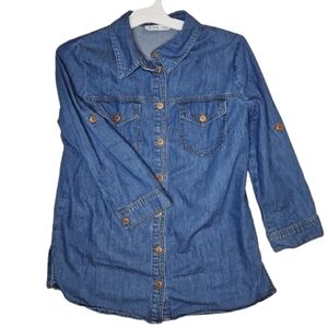 My Twins button up denim jacket Classiccore Bikercore Normcore Cabincore Cute